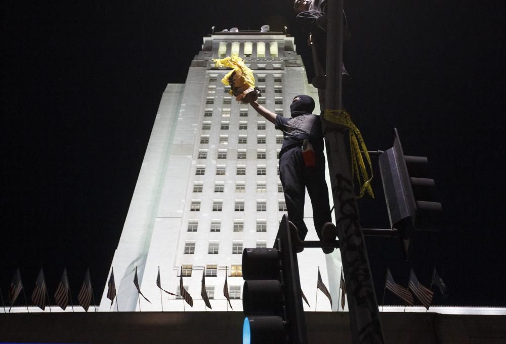 PROTESTA CONTRA LA ELECCIÓN DE DONALD TRUMP