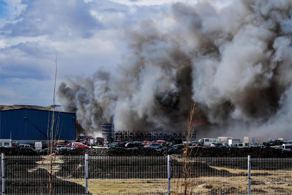 Incendio en el PTR de La Cartuja