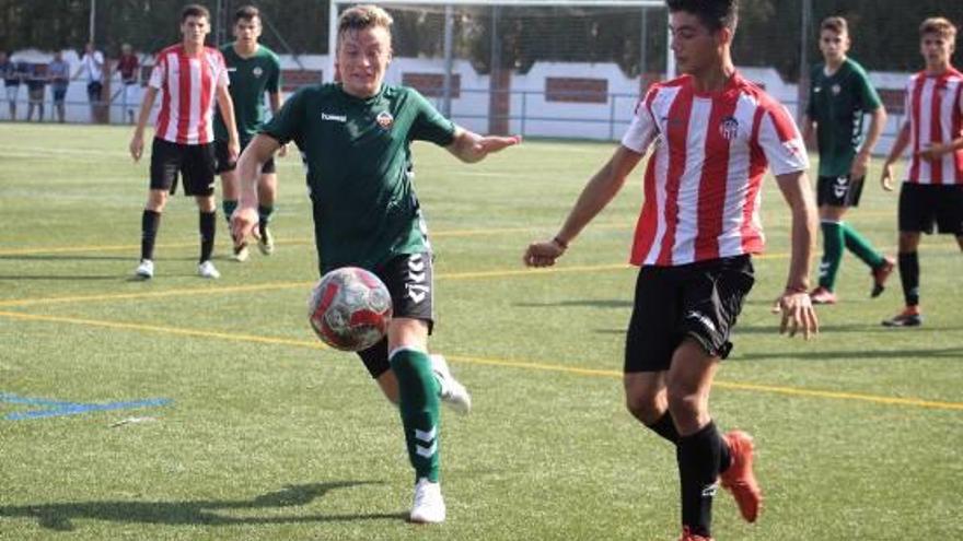 Facilidades y derrota del juvenil A