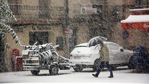 Temporal de nieve, lluvia y viento en Catalunya