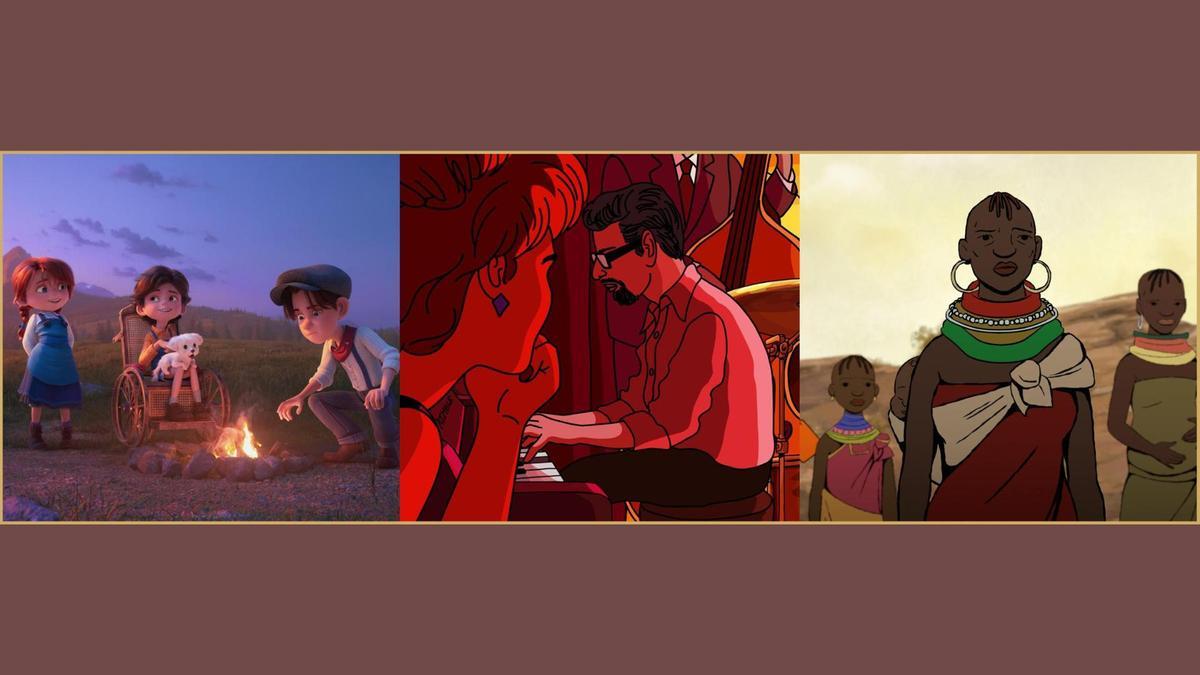 Imágenes de los tres largos finalistas a Mejor Película: ‘Buffalo Kids’, ‘Dispararon al pianista’ y la canaria ‘Mariposas negras’