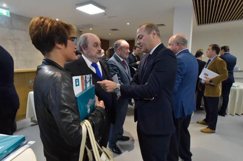 18-01-2018 LAS PALMAS DE GRAN CANARIA. Xiana Méndez, secretaria de Estado de Comercio, en el foro de la Asociación para el Progreso de la Dirección en Canarias, en Cajamar. Fotógrafo: ANDRES CRUZ  | 18/01/2019 | Fotógrafo: Andrés Cruz