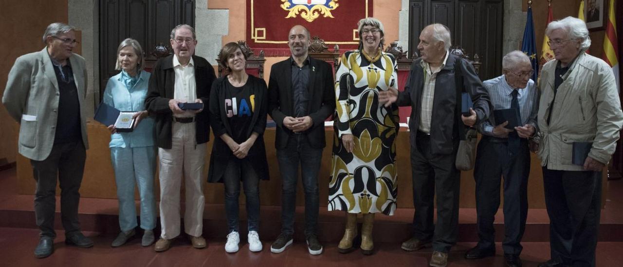 Jaume Puig, Montserrat Vives, Jaume Torras, Anna Vilajosana, Marc Aloy, Anna Crespo, Josep Camprubí, Calixte Sabaté i Jaume Esquius  | FOTOGRAFIES: OSCAR BAYONA