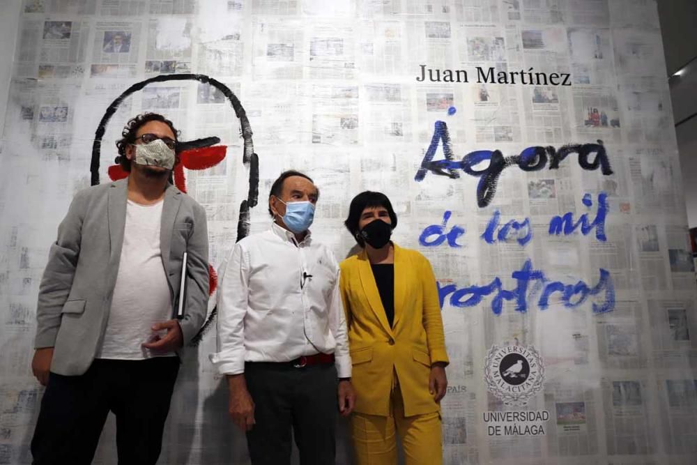 Exposición de Juan Martínez en el Rectorado de la UMA