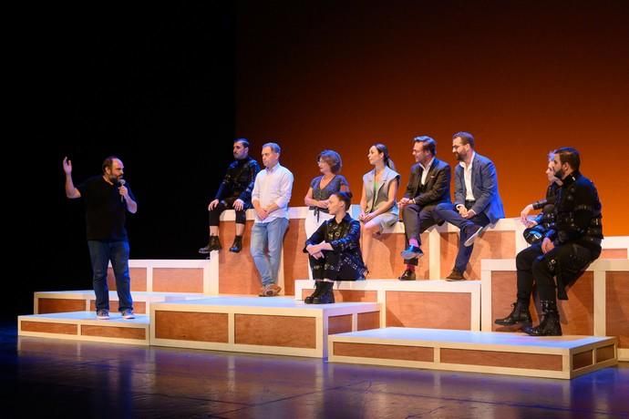 Presentación del montaje ?El crimen de la calle Fuencarral' con el director del montaje, Mario Vega, y los actores protagonistas Marta Viera, Ruth Sánchez, Efraín Martín y Abraham Santacruz.  | 04/10/2019 | Fotógrafo: Tony Hernández