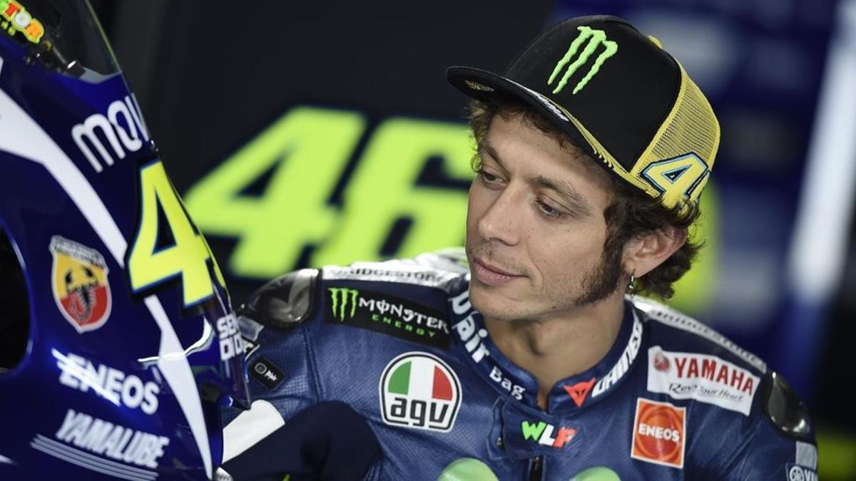 El italiano Valentino Rossi, piloto de Movistar Yamaha.