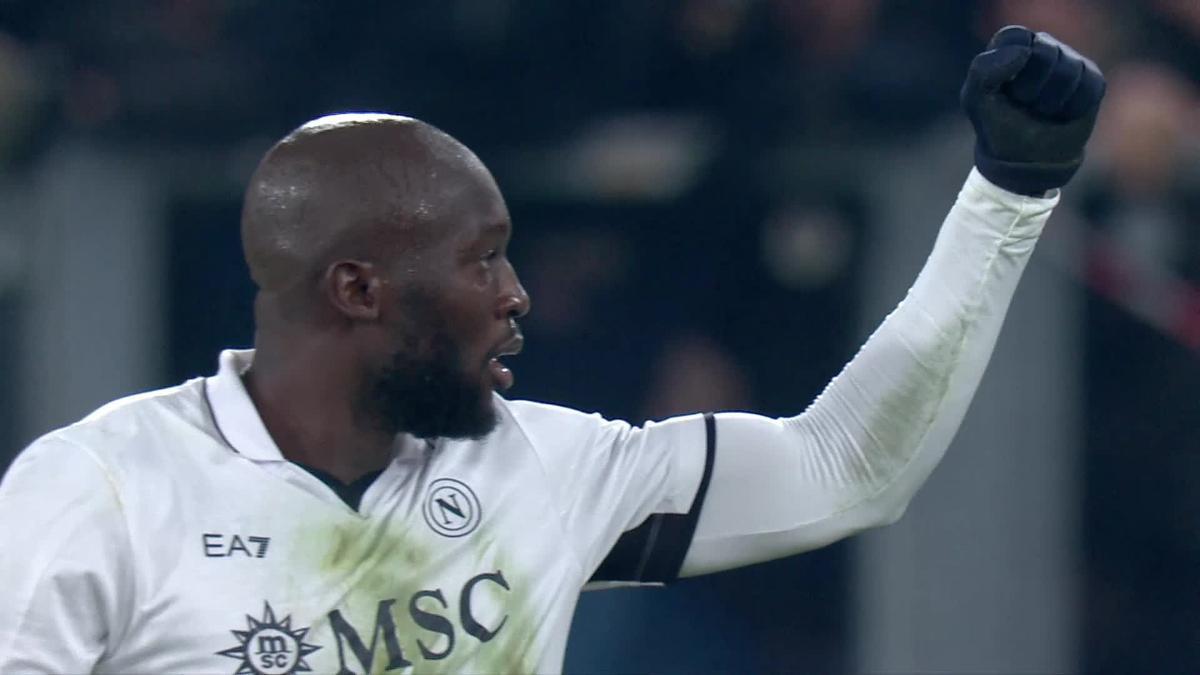 Romelu Lukaku anotó el gol decisivo en el Gewiss Stadium