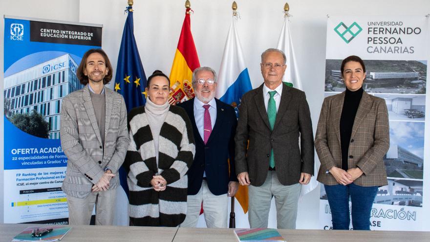 La Universidad Fernando Pessoa Canarias firma un convenio de colaboración con ICSE