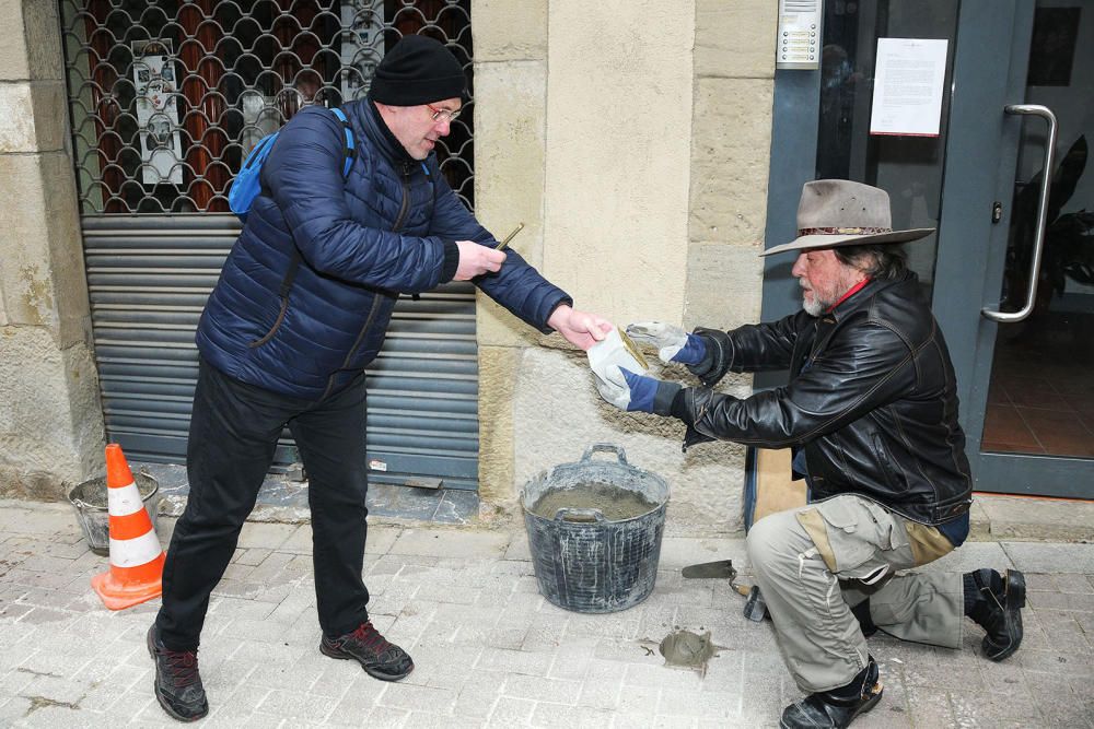 Manresa posa les primeres plaques Stolpersteine