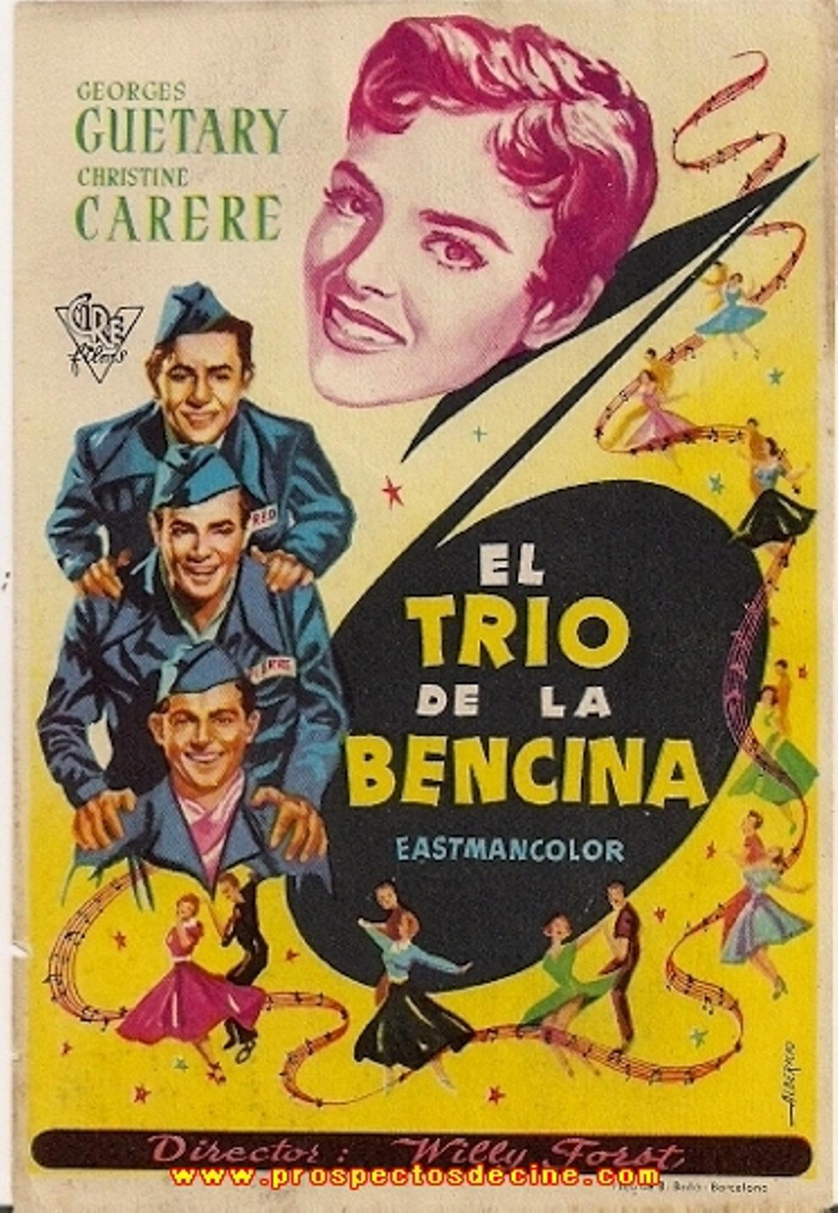 Cartel de la película 'El trio de la vencina'.