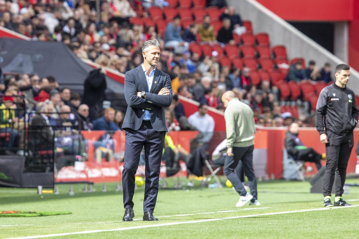 Demichelis, durante su debut en Son Moix ante el Espanyol.