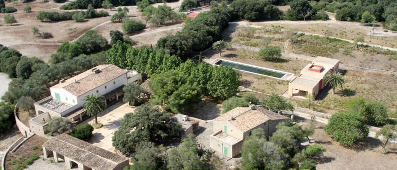 La finca Son Coll, propiedad de Boris Becker, donde ocurrieron los hechos en enero de 2019.