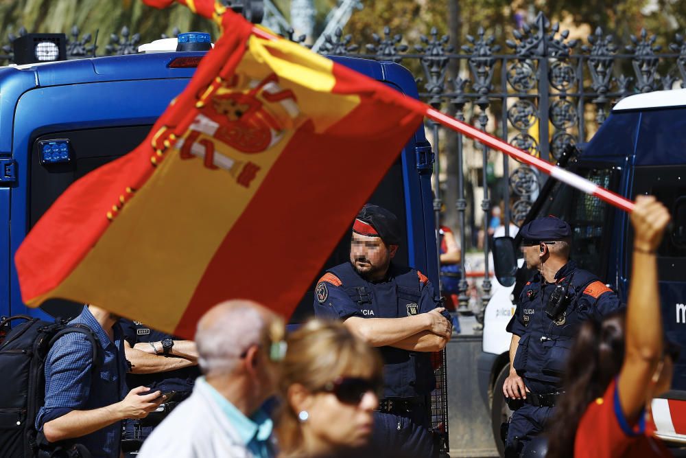Manifestación en Barcelona por la unidad de España