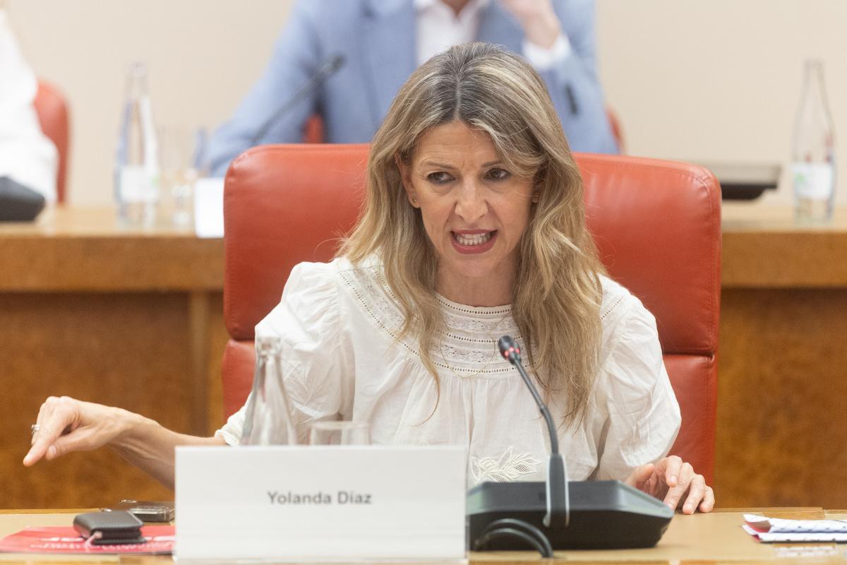 La vicepresidenta segunda y ministra de Trabajo y Economía Social, Yolanda Díaz.