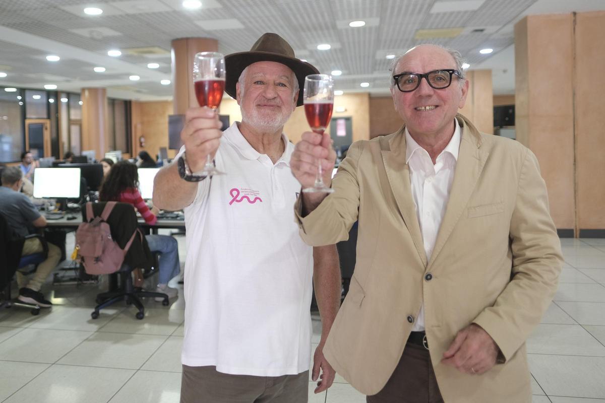 Bridis navideño entre Rafael Lesmes y Fernando Canellado, director de La Provincia