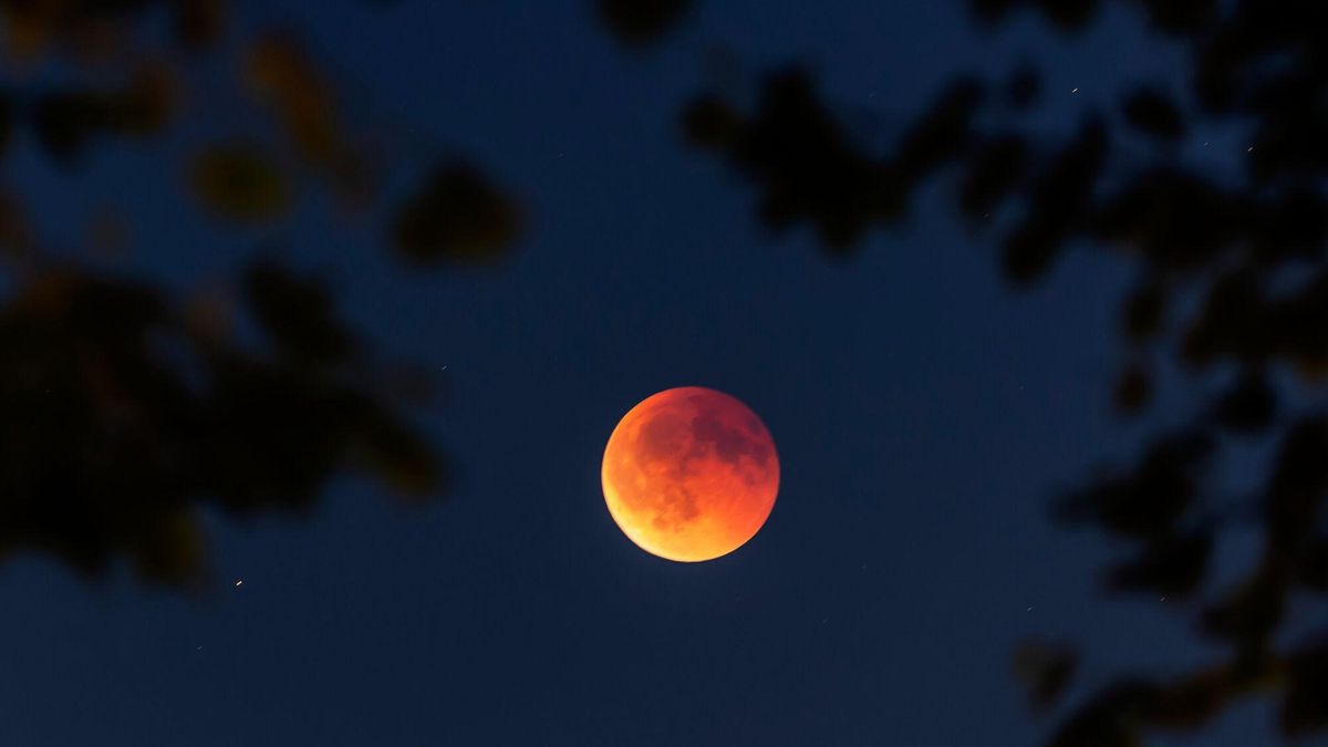 El mundo se emociona con el eclipse lunar mientras que Barcelona se queda con la miel en los labios