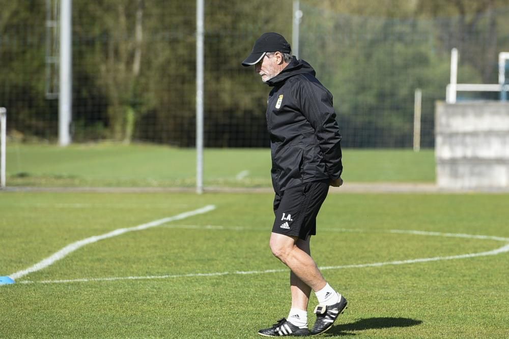 Entenamiento del Real Oviedo