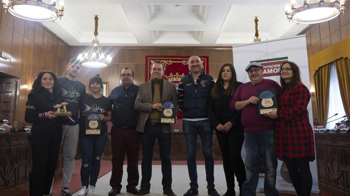 Premiados en una anterior edición de &quot;Vamos de setas&quot; por Zamora