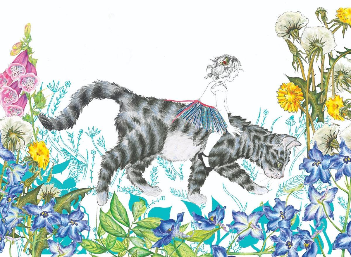 Una de las ilustraciones del cuento de Keira Knightley.