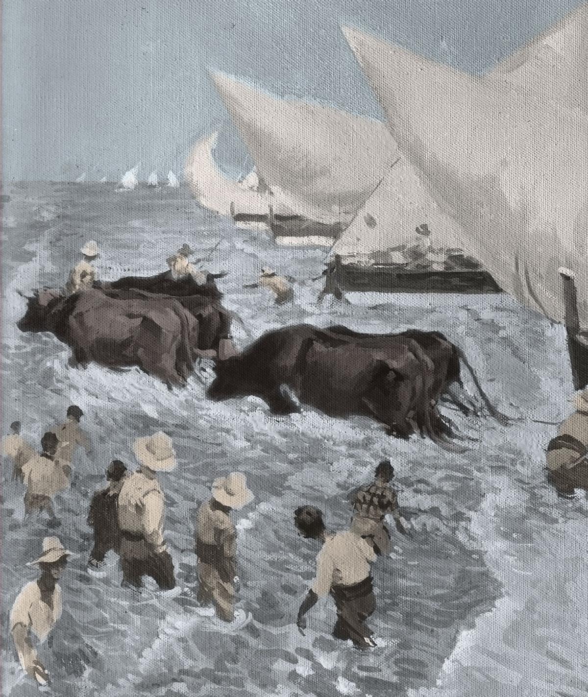 Una de las láminas de José Segrelles realizadas por encargo de Blasco Ibáñez.