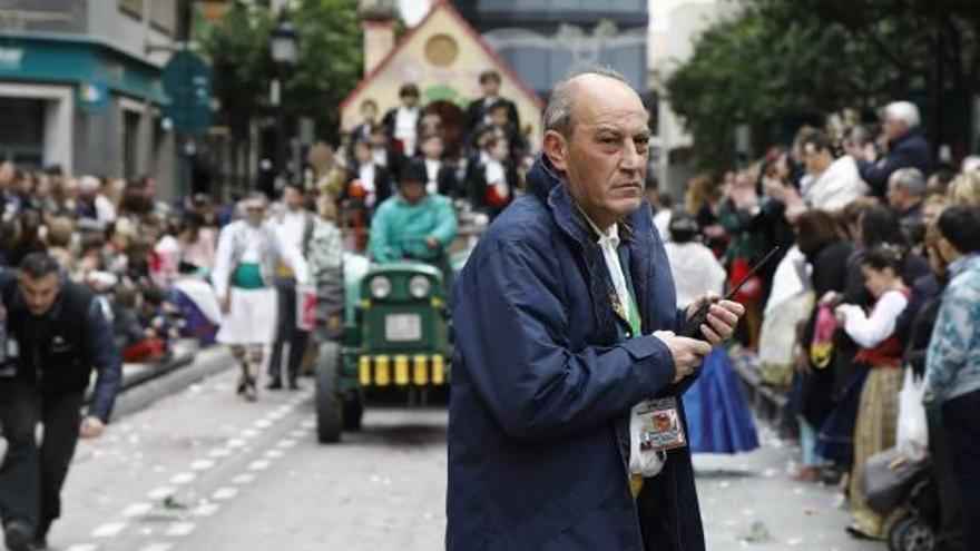 Juanvi Bellido durante el Pregó Infantil.