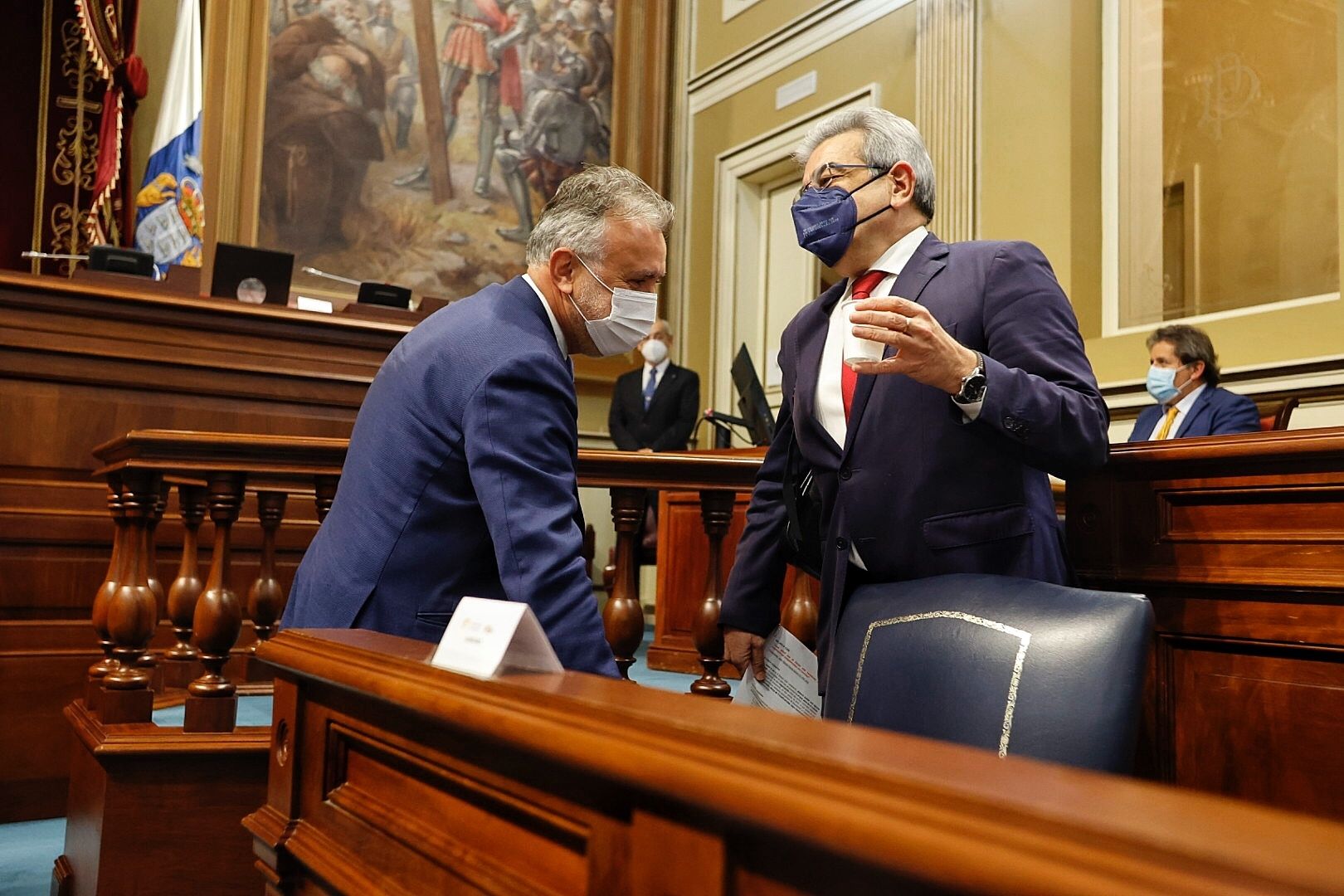 Pleno en el Parlamento de Canarias (9/2/21)