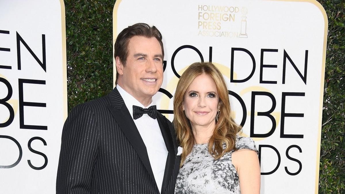 John Travolta y Kelly Preston