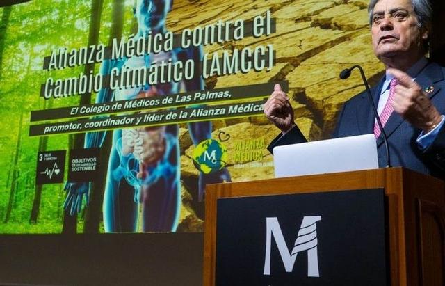 Pedro Cabrera,  presidente Alianza Médica contra el Cambio climático