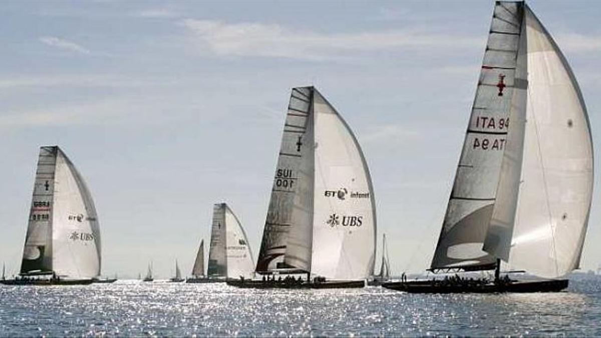 Una imagen de archivo de la Copa América de Vela.