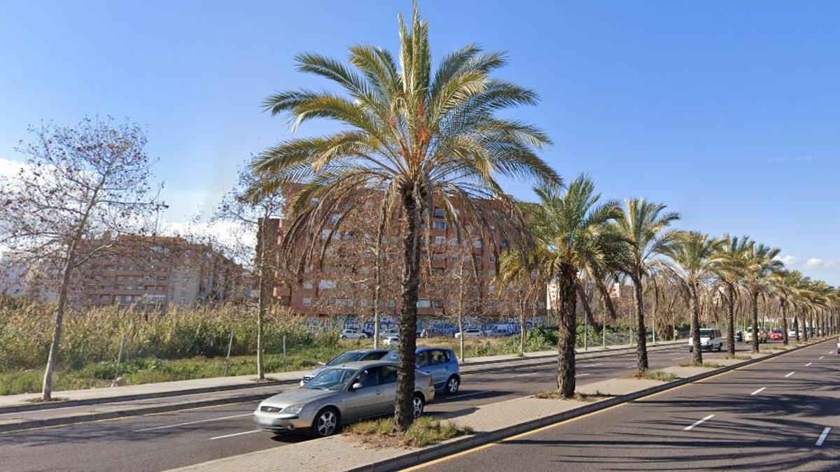 Ronda norte de València donde se produjo el accidente el pasado 10 de septiembre.