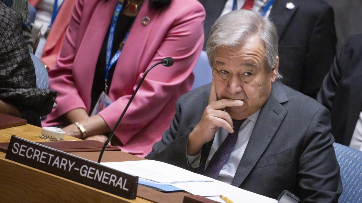 El secretario general de la ONU, Antonio Guterres.