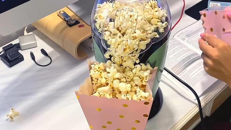 Novedad en Action a un precio explosivo: una máquina que prepara palomitas en tres minutos sin aceite