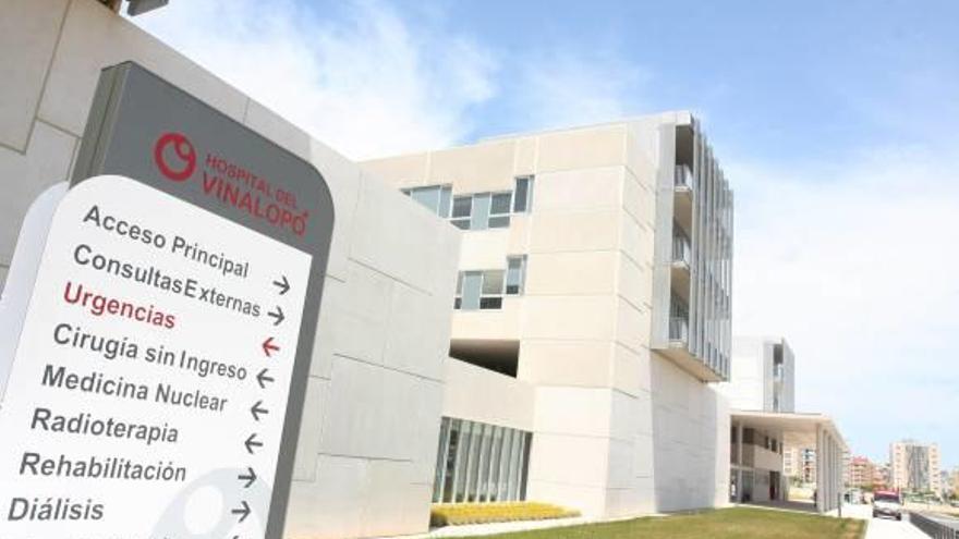 El hospital de Vinalopó Salud en Elche, ahora propiedad al 100% de Ribera Salud.