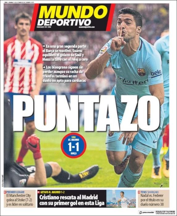 Portadas deportivas del domingo 15 de octubre