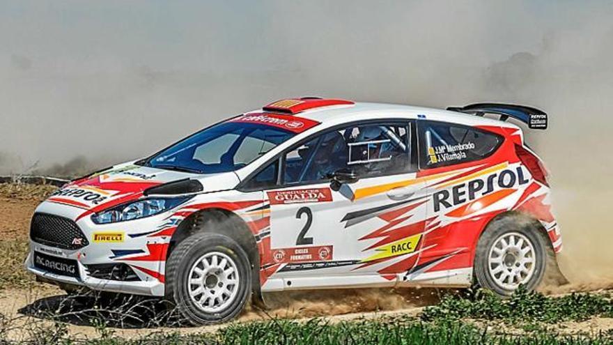 Josep Maria Membrado va dur el seu Ford Fiesta R5 al segon lloc