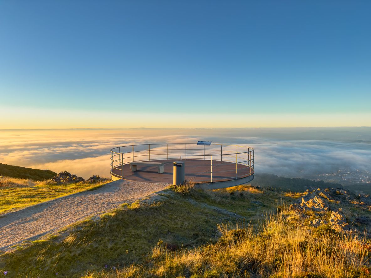 En este mirador de la sierra de Freita podrás sentirte 'A 3 metros sobre el cielo'.