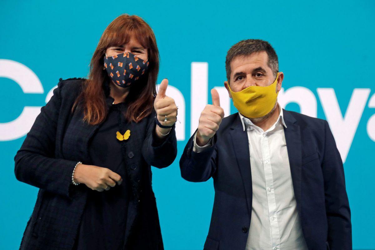 Laura Borràs y Jordi Sànchez.