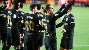 Griezmann vivió uno de sus días más felices con la camiseta del Barça en Granada