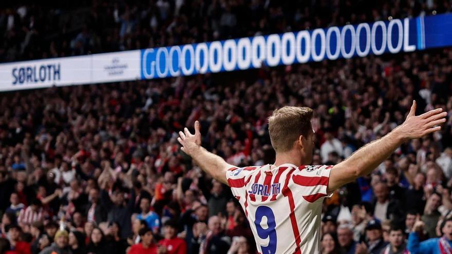 Alexander Sørloth y un 'hat-trick' millonario para el Atlético de Madrid