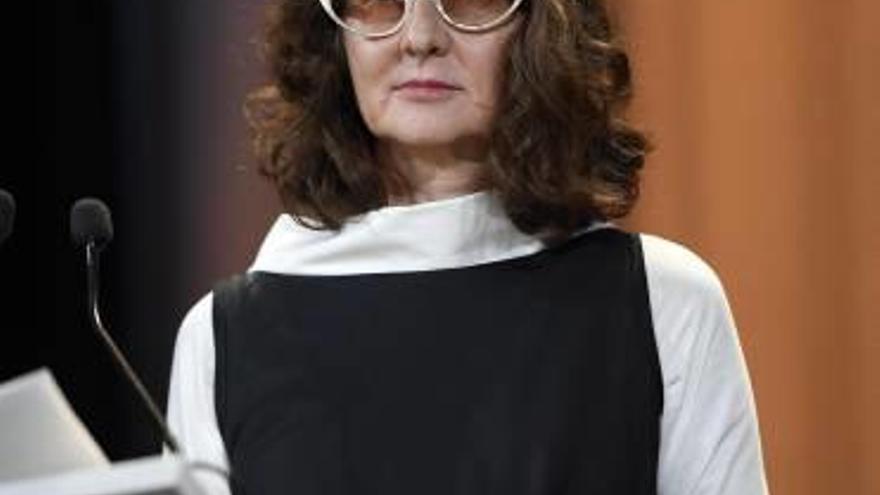 La presidenta del jurado, Lucrecia Martel.