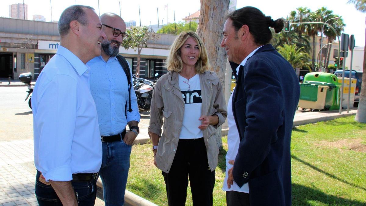 Imagen de la reunión mantenida con el CN Metropole de Las Palmas de Gran Canaria.