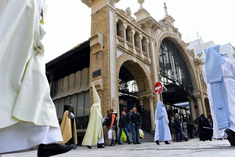 Acto de la Virgen de la Soledad ante el Cristo de la Cama