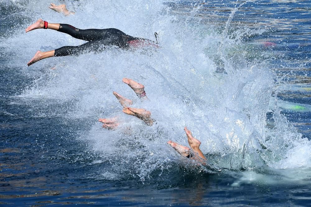 Prueba femenina del Nacional de triatlón