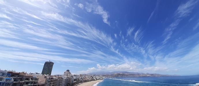 El cielo de Gran Canaria libre de contaminación po