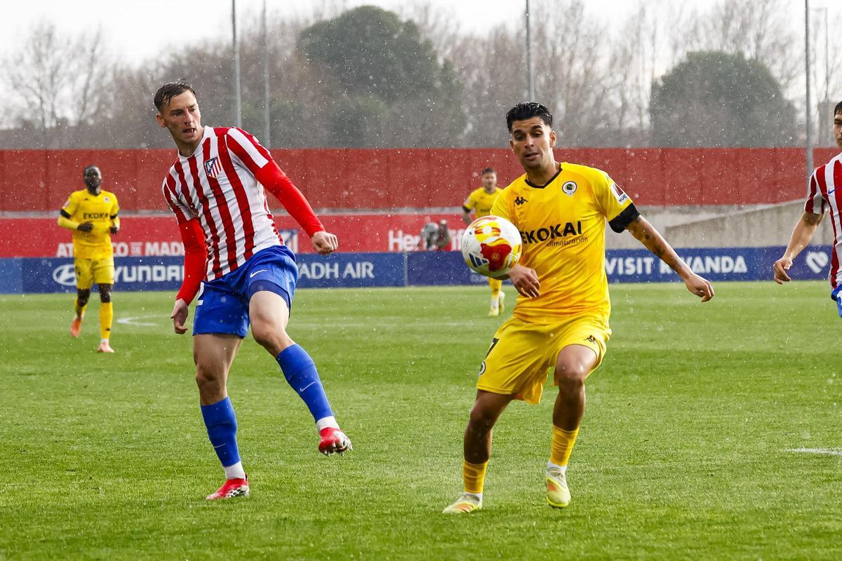 Las mejores imágenes del Atlético de Madrid B - Hércules CF