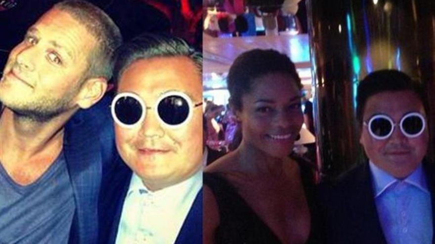 Un imitador de Psy se cuela en Cannes con mucho éxito