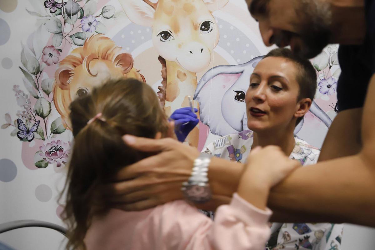 Vacunación frente a la gripe en población infantil en Córdoba.