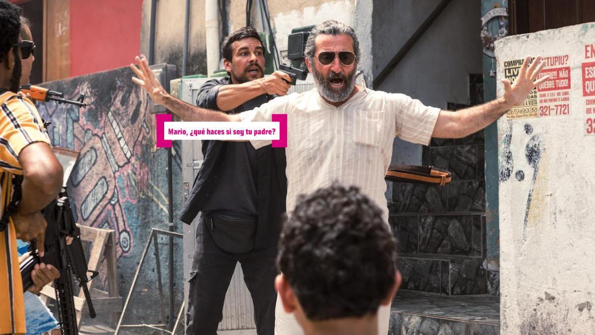 Fotograma de 'Zeta', aparece Mario Casas y Luis Zahera