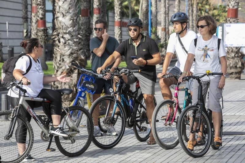 14.09.18. Las Palmas de Gran Canaria. Bicipaseo de la Semana de la Movilidad.  Foto Quique Curbelo  | 16/09/2018 | Fotógrafo: Quique Curbelo