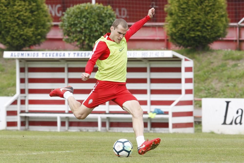 Entrenamiento del Sporting